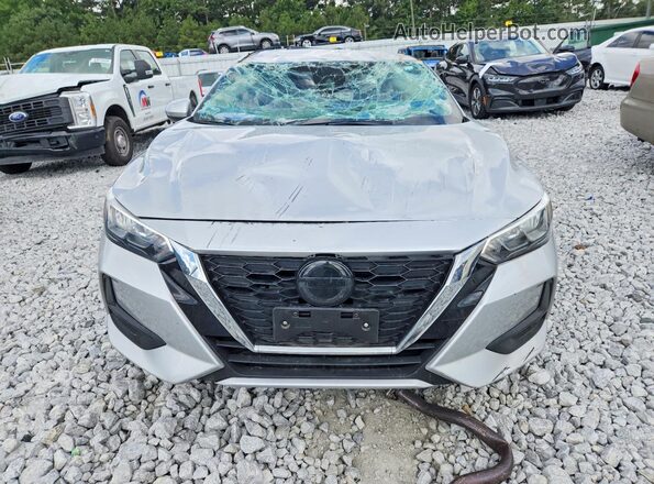 3N1AB8CVXMY331834 2021 NISSAN SENTRA Silver Widok z przodu