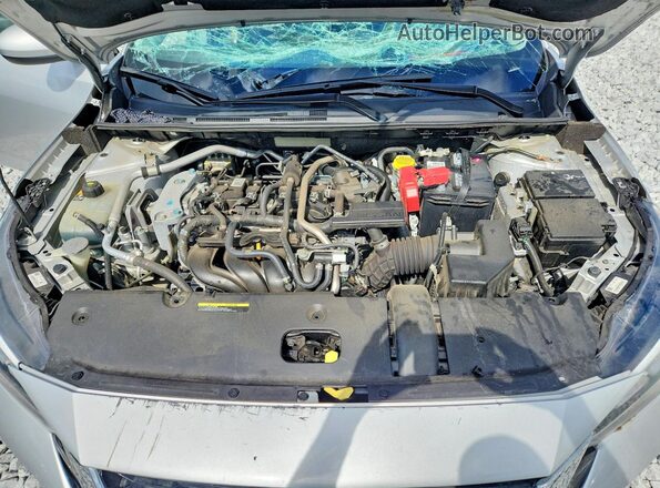 3N1AB8CVXMY331834 2021 NISSAN SENTRA Silver Widok wnętrza z tyłu