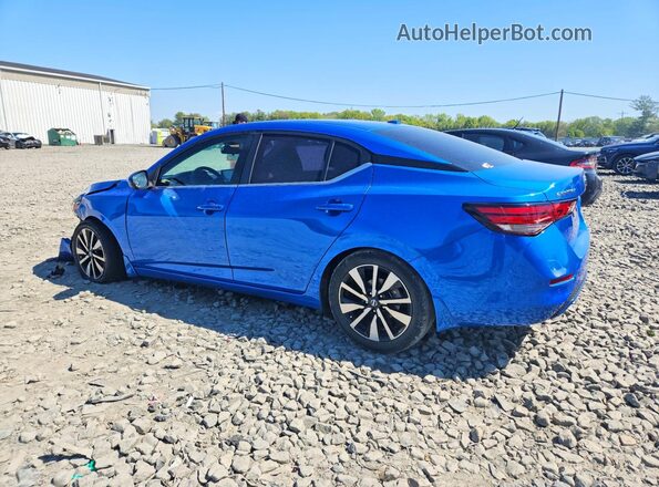 3N1AB8CVXNY218032 2022 NISSAN SENTRA Blue Tył lewy