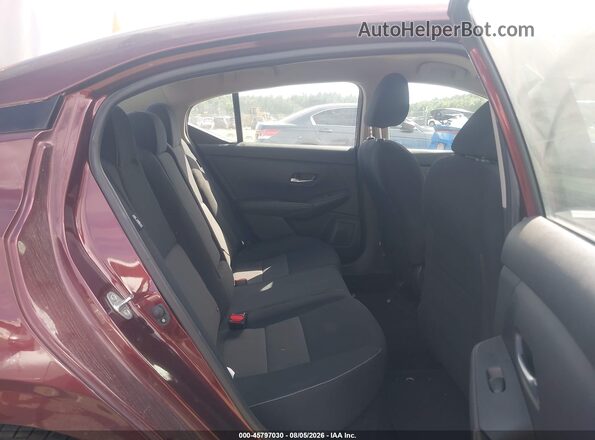 3N1AB8CVXNY222758 2022 NISSAN SENTRA Бордовый Вид наклейки с VIN-кодом