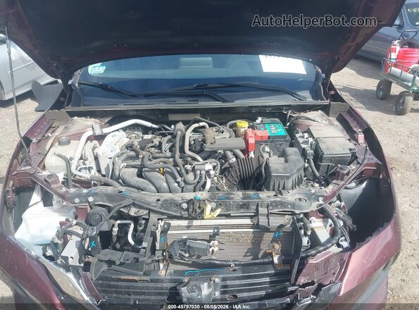 3N1AB8CVXNY222758 2022 NISSAN SENTRA Бордовый Вид сзади