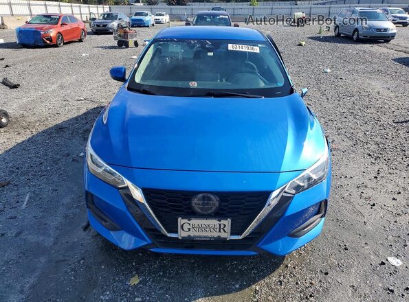 3N1AB8CVXNY228429 2022 NISSAN SENTRA Синий Вид спереди