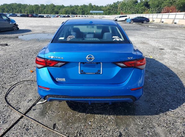 3N1AB8CVXNY228429 2022 NISSAN SENTRA Синий Вид сзади
