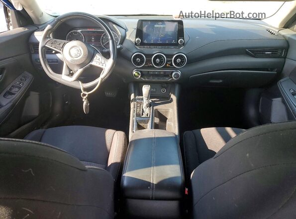 3N1AB8CVXNY228429 2022 NISSAN SENTRA Синий Вид панели приборов