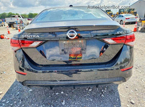 3N1AB8CVXNY247563 2022 NISSAN SENTRA Black Rear view