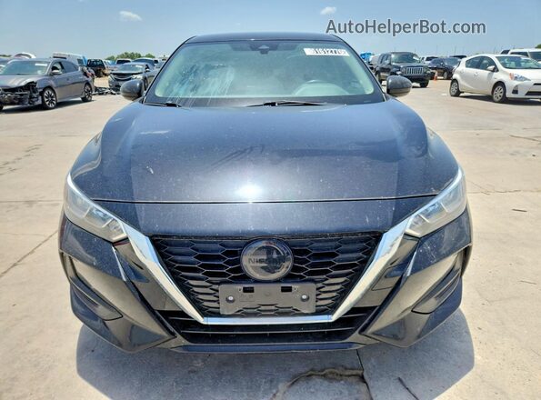 3N1AB8CVXNY258658 2022 NISSAN SENTRA Black Widok z przodu