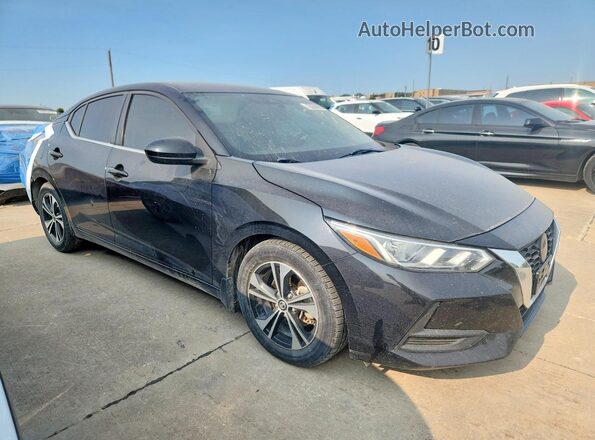 3N1AB8CVXNY258658 2022 NISSAN SENTRA Black Przód prawy