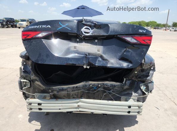 3N1AB8CVXNY258658 2022 NISSAN SENTRA Black Widok wnętrza 360 stopni
