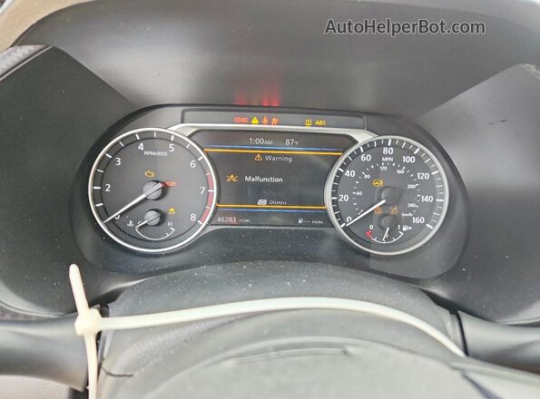 3N1AB8CVXPY227462 2023 NISSAN SENTRA Черный Вид щитка приборов