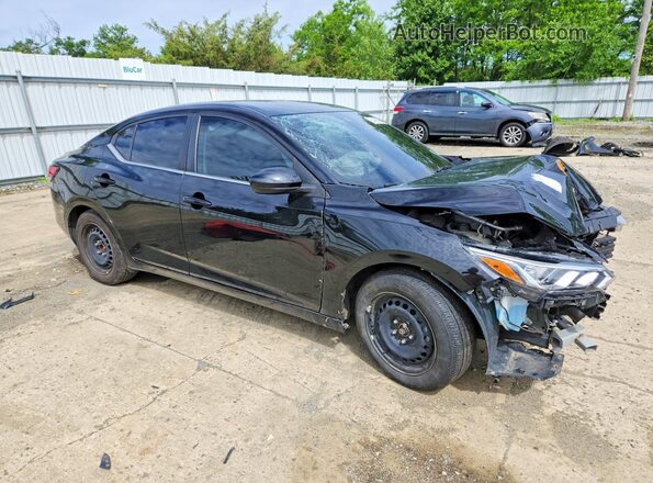 3N1AB8CVXPY227462 2023 NISSAN SENTRA Черный Передняя правая четверть