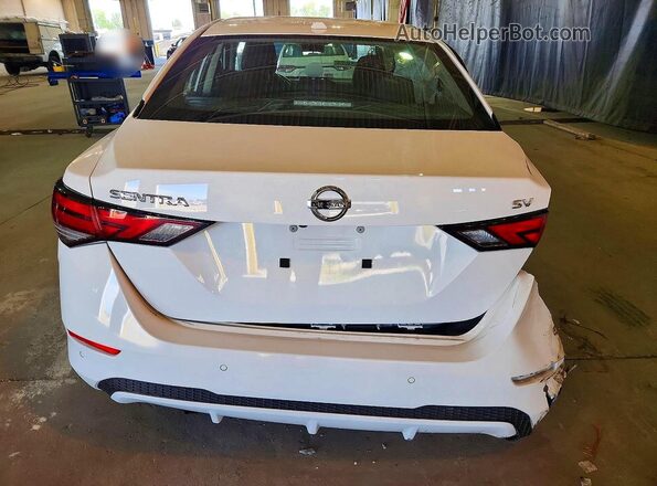 3N1AB8CVXPY243161 2023 NISSAN SENTRA Белый Вид сзади