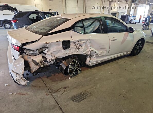 3N1AB8CVXPY243161 2023 NISSAN SENTRA Белый Вид наклейки с VIN-кодом