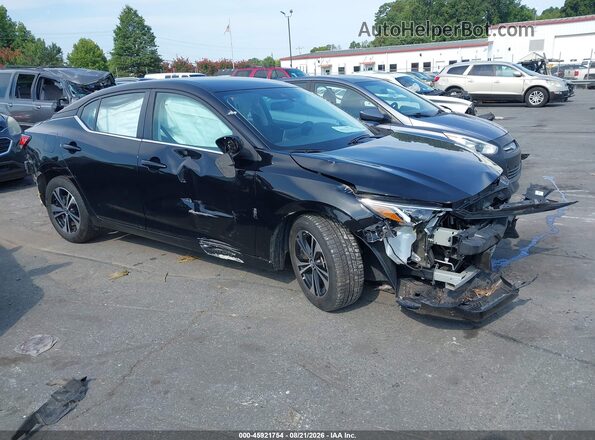 3N1AB8CVXPY259764 2023 NISSAN SENTRA Black Սալոնի 360 աստիճան տեսք