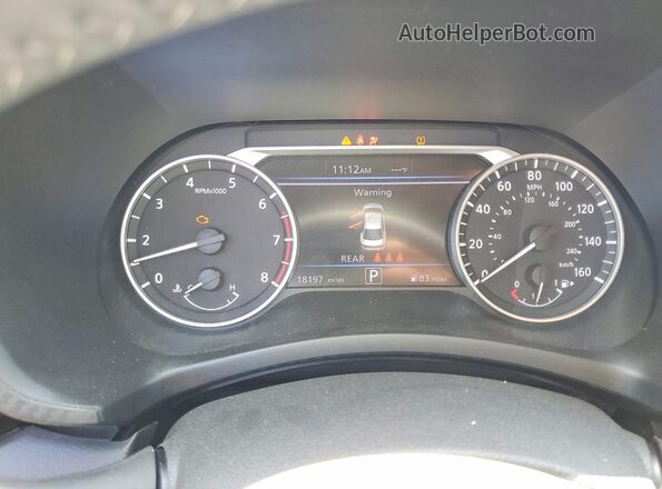 3N1AB8CVXPY280078 2023 NISSAN SENTRA Красный Вид щитка приборов