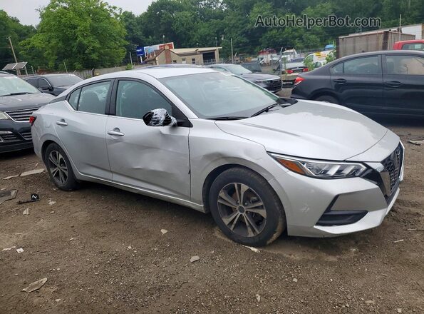 3N1AB8CVXPY298645 2023 NISSAN SENTRA Silver Przód prawy