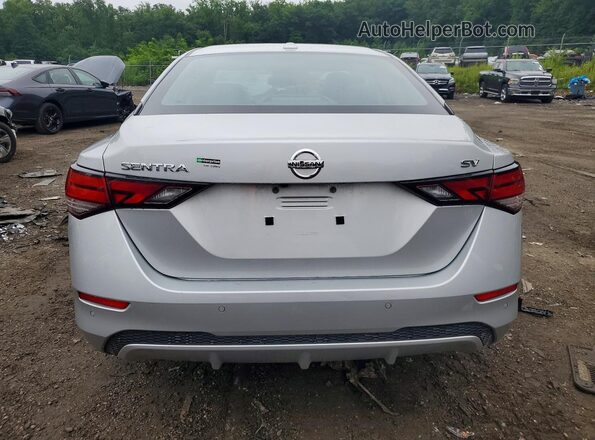 3N1AB8CVXPY298645 2023 NISSAN SENTRA Silver Widok z tyłu