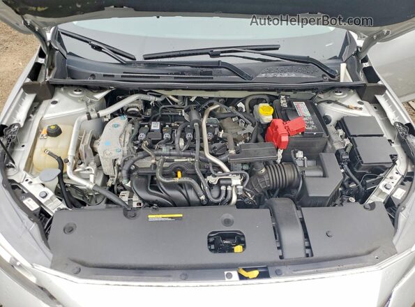 3N1AB8CVXPY298645 2023 NISSAN SENTRA Silver Widok wnętrza z tyłu