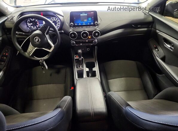 3N1AB8CVXPY311636 2023 NISSAN SENTRA Gray Dashboard view