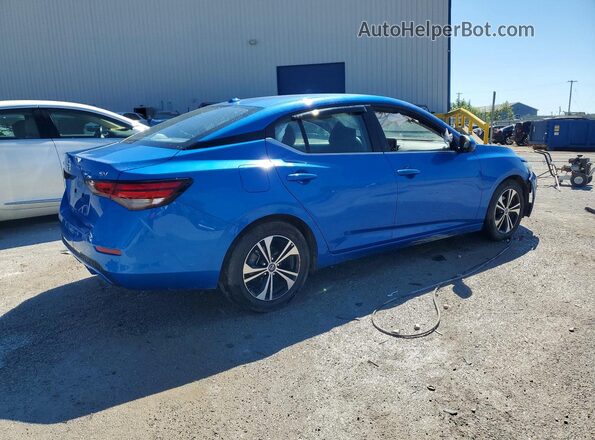 3N1AB8CVXPY319638 2023 NISSAN SENTRA Blue Tył prawy