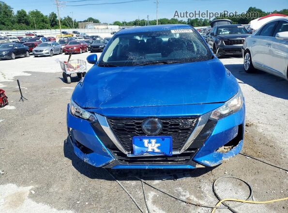 3N1AB8CVXPY319638 2023 NISSAN SENTRA Blue Widok z przodu