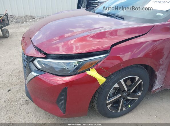 3N1AB8CVXRY206193 2024 NISSAN SENTRA Темно-бордовый Вид спереди