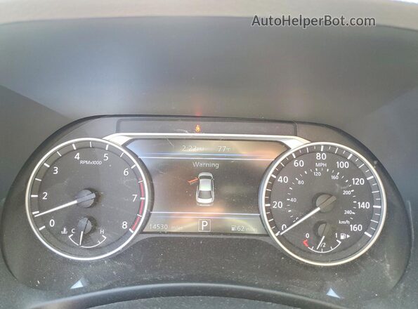3N1AB8CVXRY214925 2024 NISSAN SENTRA White Вид щитка приладів