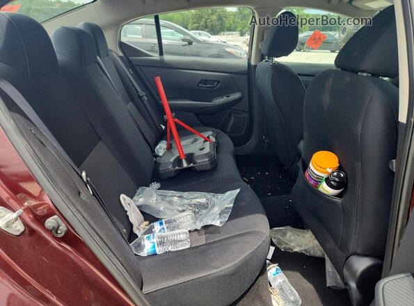 3N1AB8CVXRY241560 2024 NISSAN SENTRA Burgundy Rear seats view