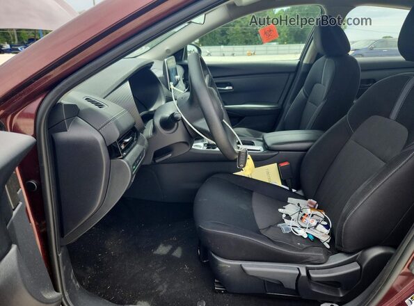 3N1AB8CVXRY241560 2024 NISSAN SENTRA Burgundy Front interior view