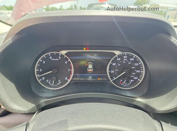 3N1AB8CVXRY241560 2024 NISSAN SENTRA Burgundy Instrument cluster view