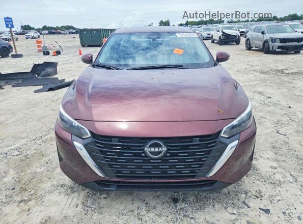 3N1AB8CVXRY241560 2024 NISSAN SENTRA Burgundy Front view