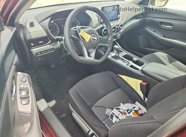 3N1AB8CVXRY241560 2024 NISSAN SENTRA Burgundy Dashboard view