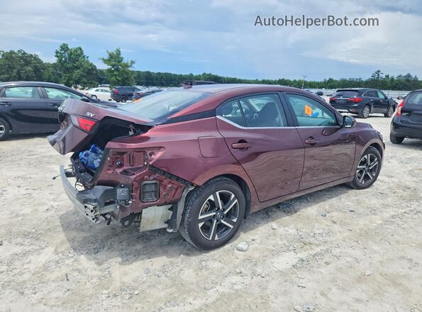 3N1AB8CVXRY241560 2024 NISSAN SENTRA Burgundy Rear right