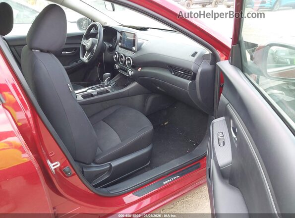 3N1AB8CVXRY267902 2024 NISSAN SENTRA Red Вид салону спереду