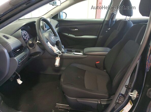 3N1AB8CVXRY336152 2024 NISSAN SENTRA Black Widok wnętrza z przodu