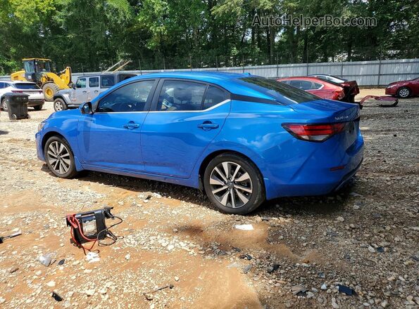 3N1AB8CVXRY371175 2024 NISSAN SENTRA Blue Rear left