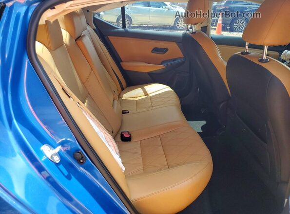 3N1AB8CVXRY371175 2024 NISSAN SENTRA Blue Rear seats view