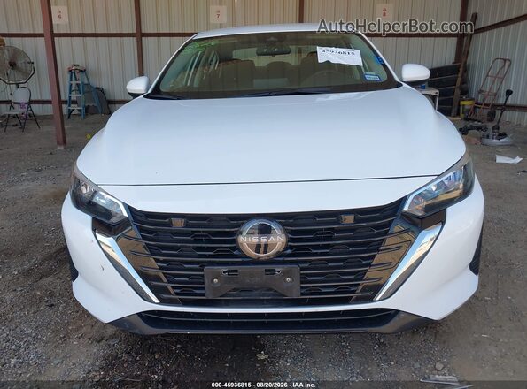 3N1AB8CVXSY214042 2025 NISSAN SENTRA White ხელსაწყოთა პანელის ხედი