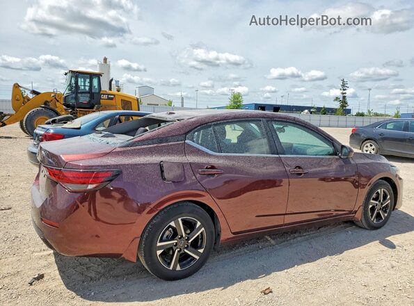 3N1AB8CVXSY218334 2025 NISSAN SENTRA Brown Rear right