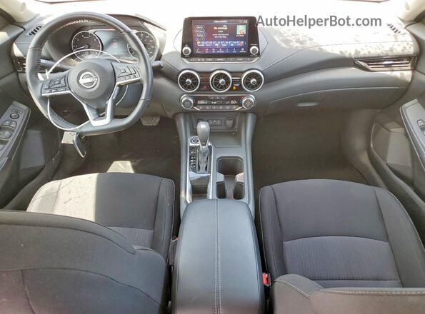 3N1AB8CVXSY218334 2025 NISSAN SENTRA Brown Dashboard view
