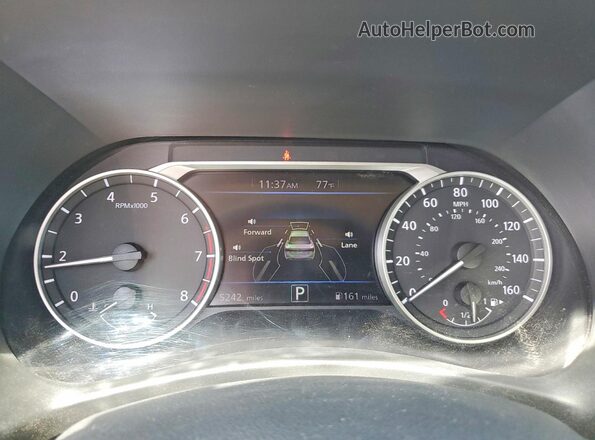 3N1AB8CVXSY218334 2025 NISSAN SENTRA Brown Instrument cluster view