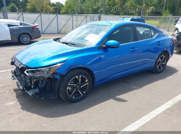 3N1AB8CVXSY269896 2025 NISSAN SENTRA Blue Передня ліва чверть