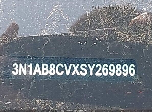3N1AB8CVXSY269896 2025 NISSAN SENTRA Blue Вид підкапотного простору
