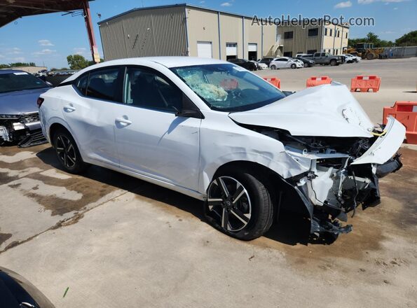 3N1AB8CVXSY311113 2025 NISSAN SENTRA White Widok wnętrza 360 stopni