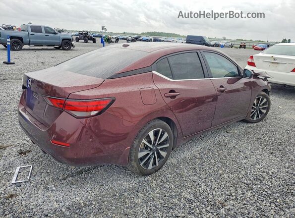 3N1AB8CVXSY336481 2025 NISSAN SENTRA Burgundy უკანა მარჯვენა