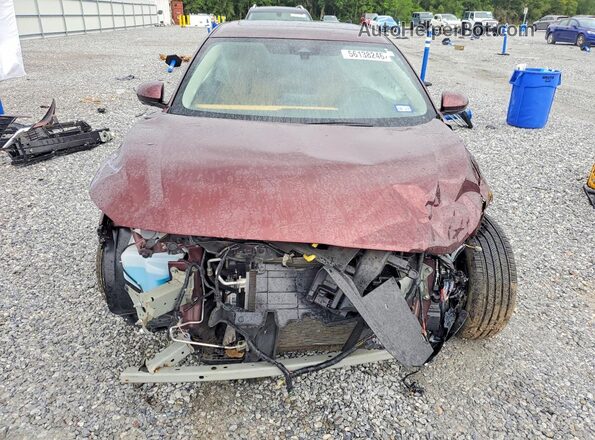 3N1AB8CVXSY336481 2025 NISSAN SENTRA Burgundy წინა ხედი