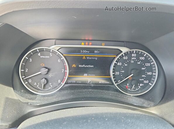 3N1AB8CVXSY340143 2025 NISSAN SENTRA Black Widok zestawu wskaźników
