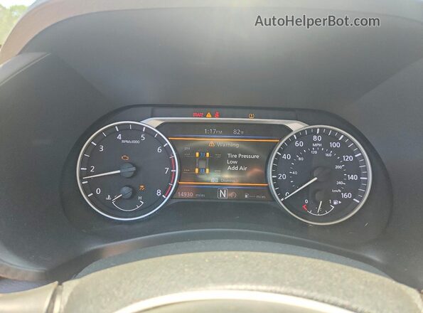 3N1AB8CVXSY346198 2025 NISSAN SENTRA Gray Instrument cluster view