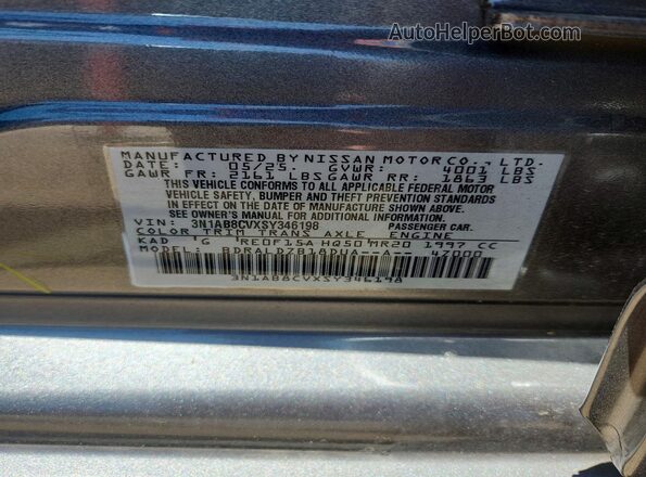 3N1AB8CVXSY346198 2025 NISSAN SENTRA Gray Engine compartment view