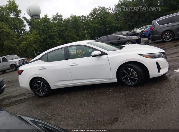 3N1AB8CVXSY360019 2025 NISSAN SENTRA White Vista interior trasera
