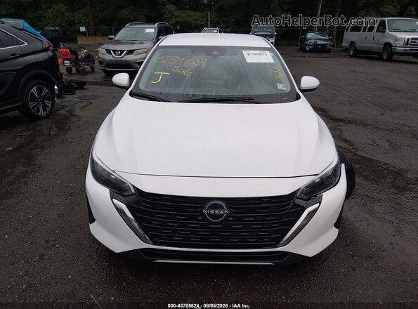 3N1AB8CVXSY360019 2025 NISSAN SENTRA White Vista del cuadro de instrumentos
